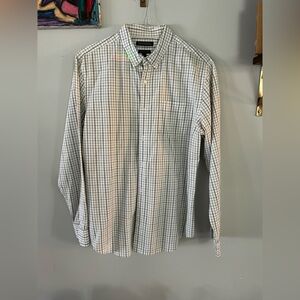 Banana Republic Men's White and Black Checkered Shirt NWOT 3 for $25